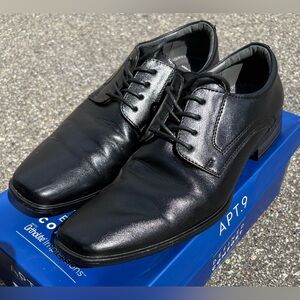 Apt. 9 Men’s Oxford Black Dress Shoes Memory Foam Ortholite Size 10